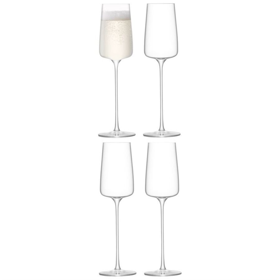 LSA International Champagnergläser-Set LSA Transparent Glas 24.5 cm 7 cm - Champagnergläser-Set