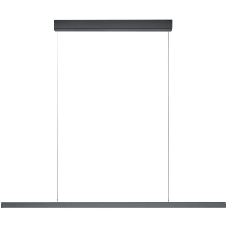 Designer-Pendellampe Bankamp L-lightLINE IV anthrazit dimmbar - Farbe: anthrazit matt eloxiert - LED - Lichtfarbe: Extra warmweiss - Tageslichtweiss -