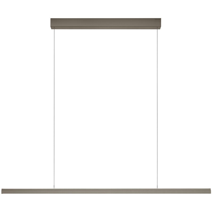 Designer-Pendellampe Bankamp L-lightLINE IV bronze dimmbar - LED - Lichtfarbe: Extra warmweiss - Tageslichtweiss - Material: Aluminium -