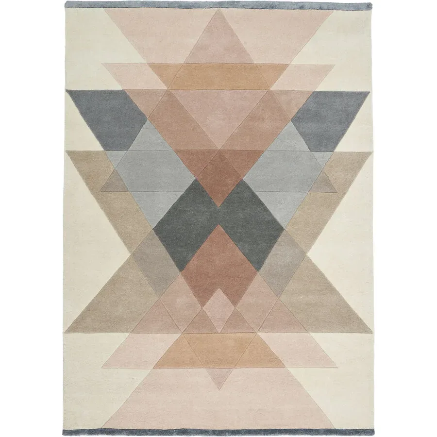 Teppich Freya Beige Wolle 250 cm 350 cm - Teppich