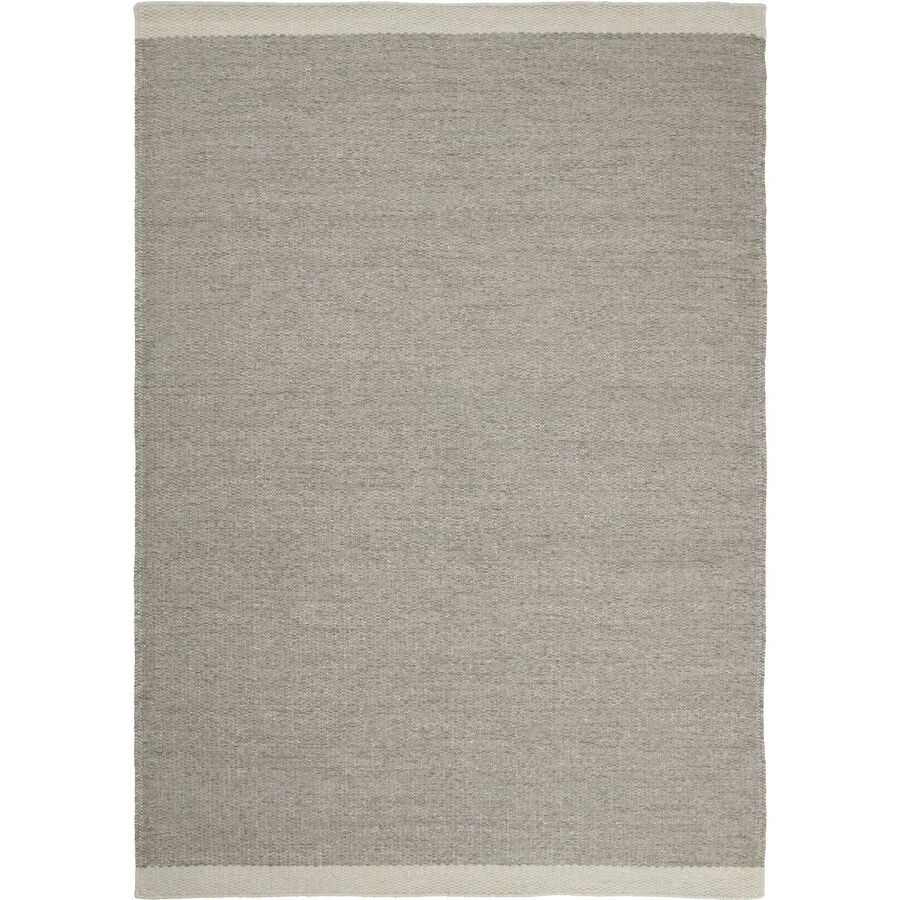 Teppich Frode Grau Wolle 250 cm 350 cm - Farbe: natur - Teppich