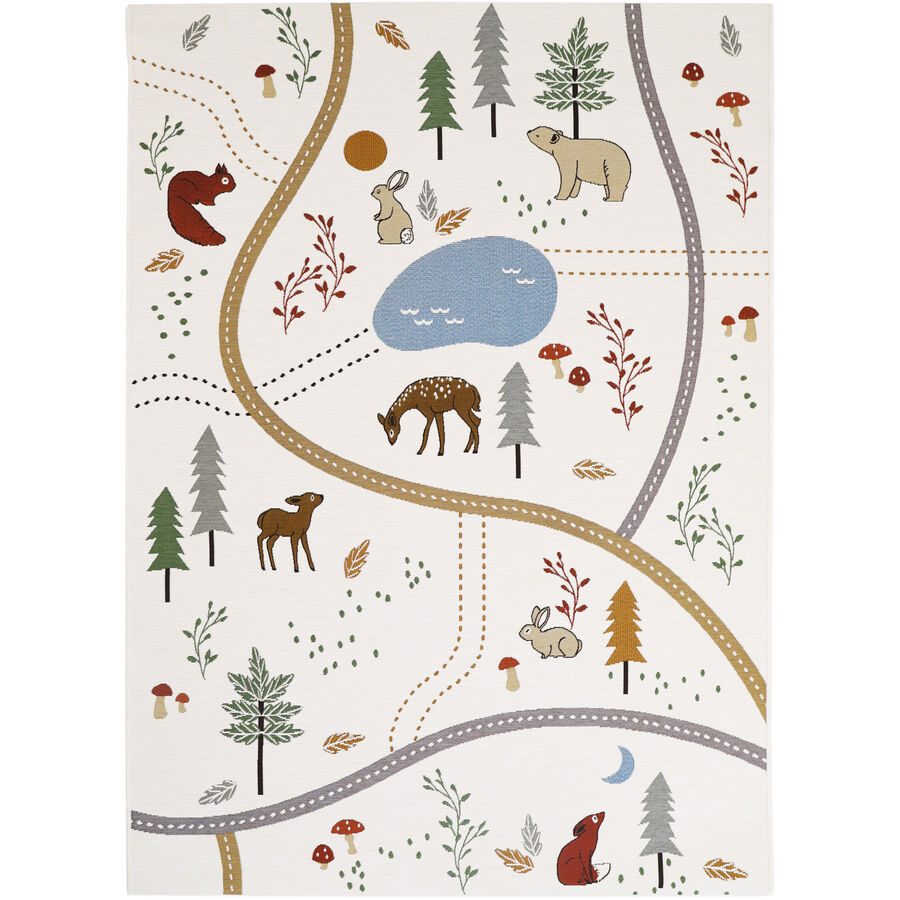 Outdoor-Teppich Aliina Mehrfarbig 123 cm 180 cm - Farbe: multicolor - Material: Polyester/Polypropylen - Outdoor-Teppich