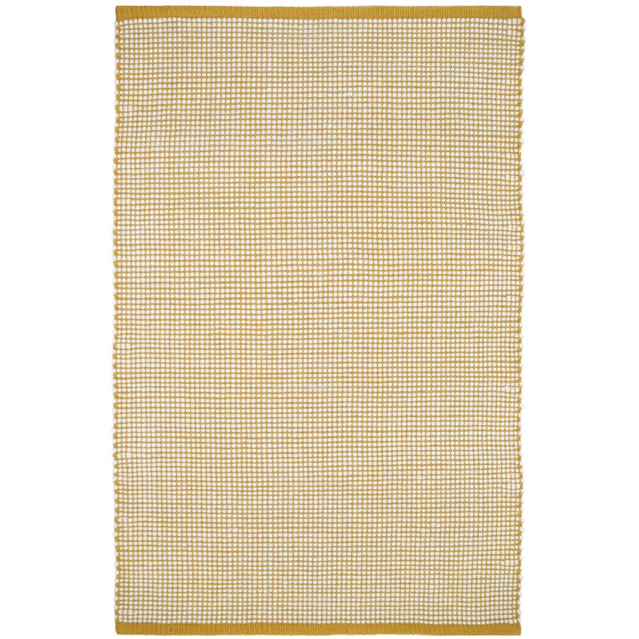 Teppich Charlotta Gelb Wolle 140 cm 200 cm - Farbe: mango - Teppich