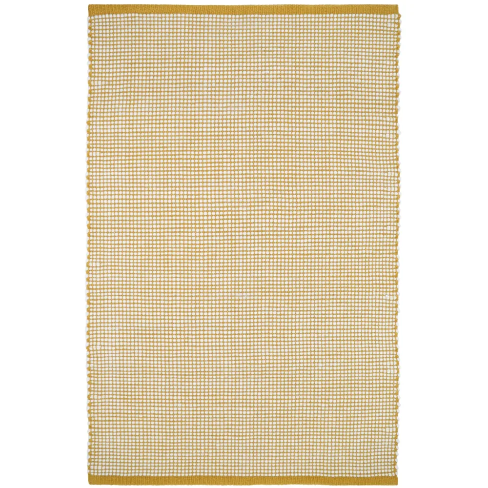 Teppich Charlotta Gelb Wolle 140 cm 200 cm - Farbe: mango - Teppich