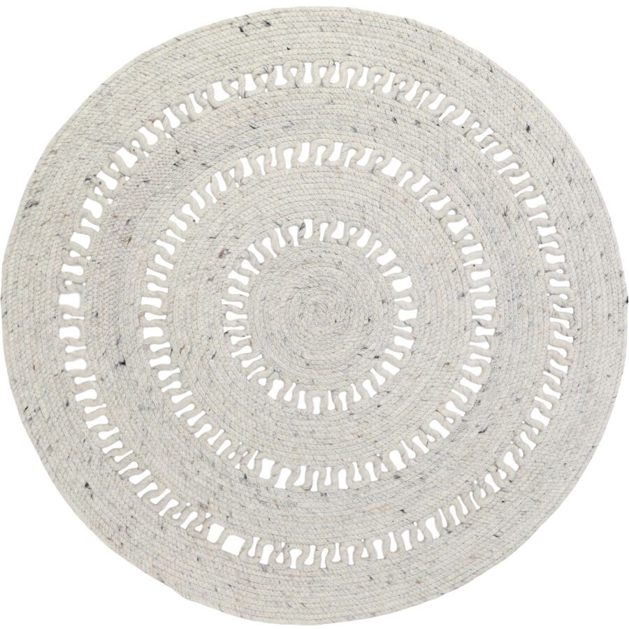 Teppich Journey Wolle 140 cm 140 cm - Farbe: Natural - Teppich