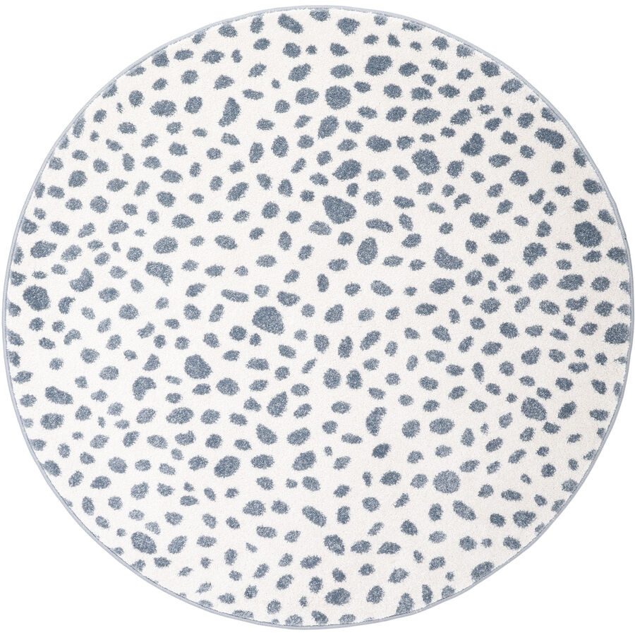 Kinderteppich Riccardo Blau/Grau Kunststoff 120 cm 120 cm - Farbe: graublau - Material: Polypropylen - Kinderteppich