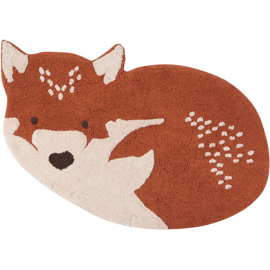 Kinderteppich Mildred Baumwolle 70 cm 110 cm - Farbe: Ingwer - Kinderteppich