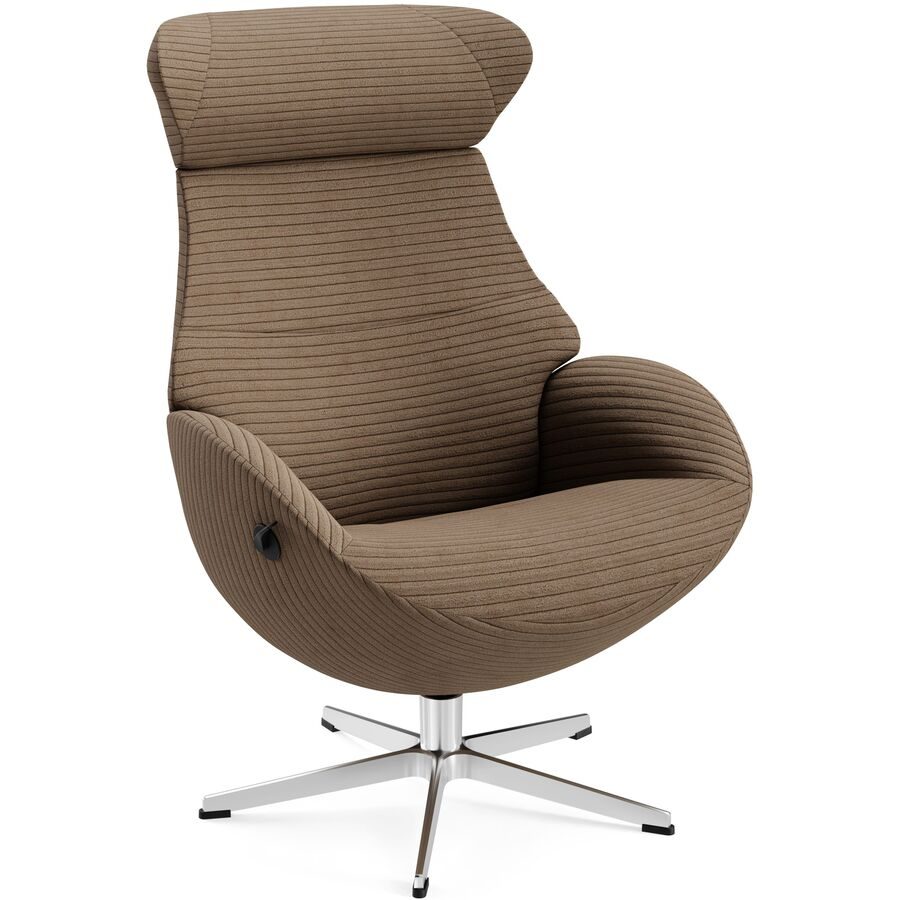 Conform Relaxsessel Daja Braun Stoff 81 cm 163 cm - Möbel Konfigurator: Traummöbel individuell zusammenstellen - Relaxsessel