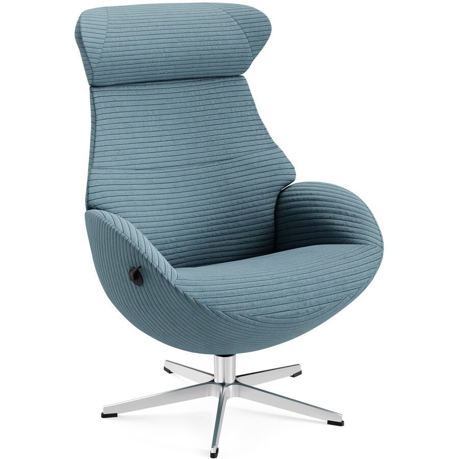 Conform Relaxsessel Daja Cyan Stoff 81 cm 163 cm - Farbe: petrol - Möbel Konfigurator: Traummöbel individuell zusammenstellen - Relaxsessel