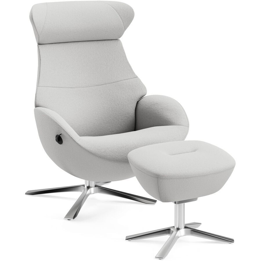Conform Relaxsessel Daja Weiss Stoff 180 cm 163 cm - Möbel Konfigurator: Traummöbel individuell zusammenstellen - Relaxsessel