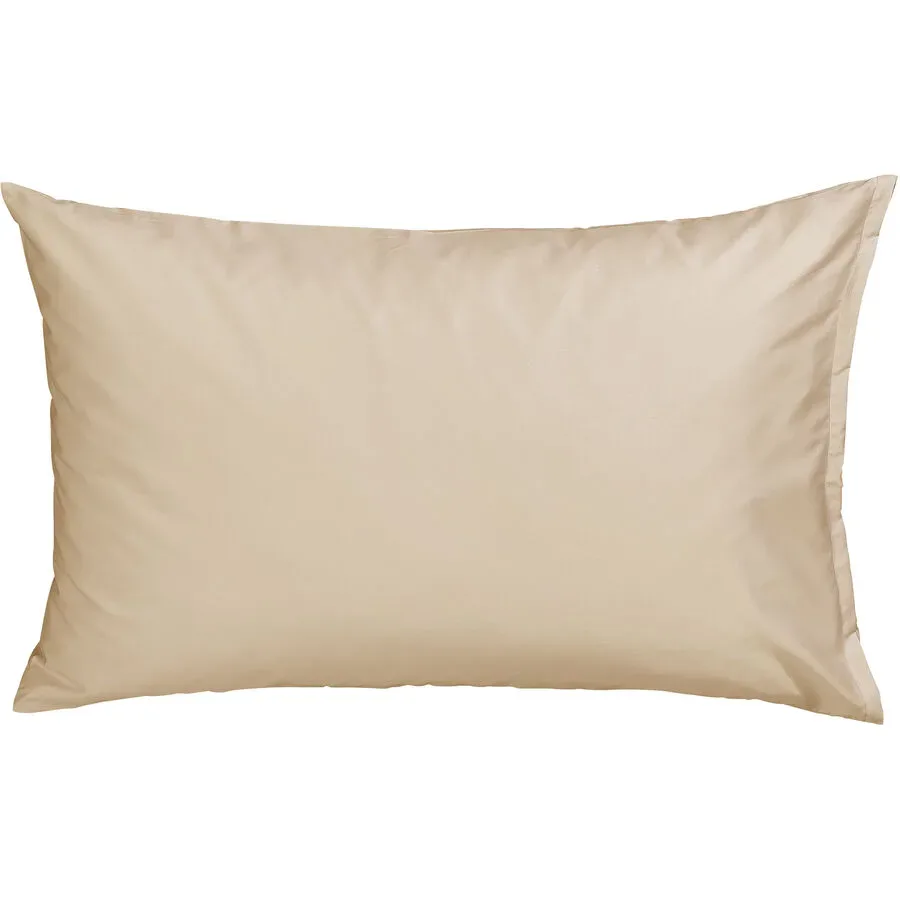Kissenbezug Kos Beige Satin 65 cm 100 cm - Farbe: apricot - Kissenbezug