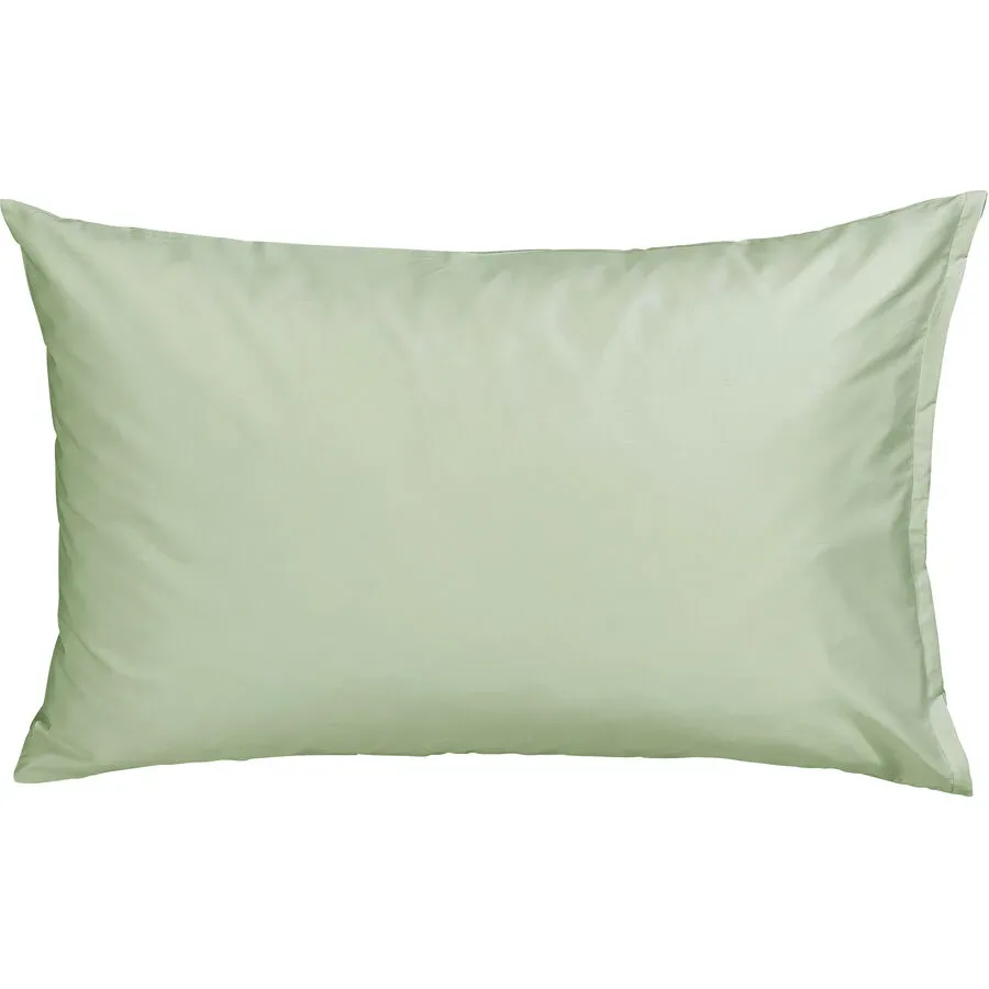 Kissenbezug Kos Grün Satin 65 cm 65 cm - Farbe: moosgrün - Kissenbezug