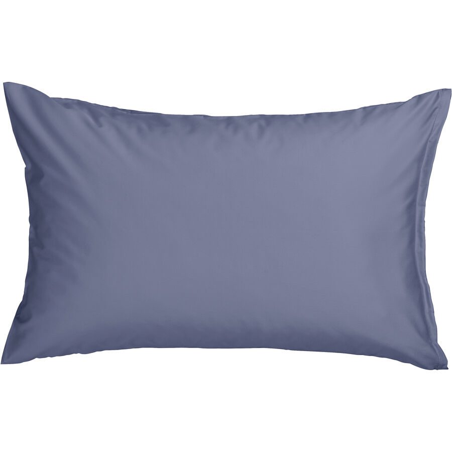 Kissenbezug Kos Blau Satin 65 cm 65 cm - Farbe: marine - Kissenbezug