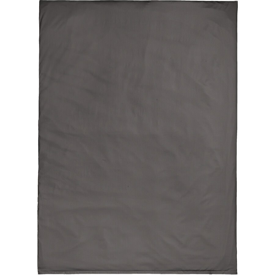 Duvetbezug Kos Silber Satin 210 cm 200 cm - Farbe: Titanium - Duvetbezug