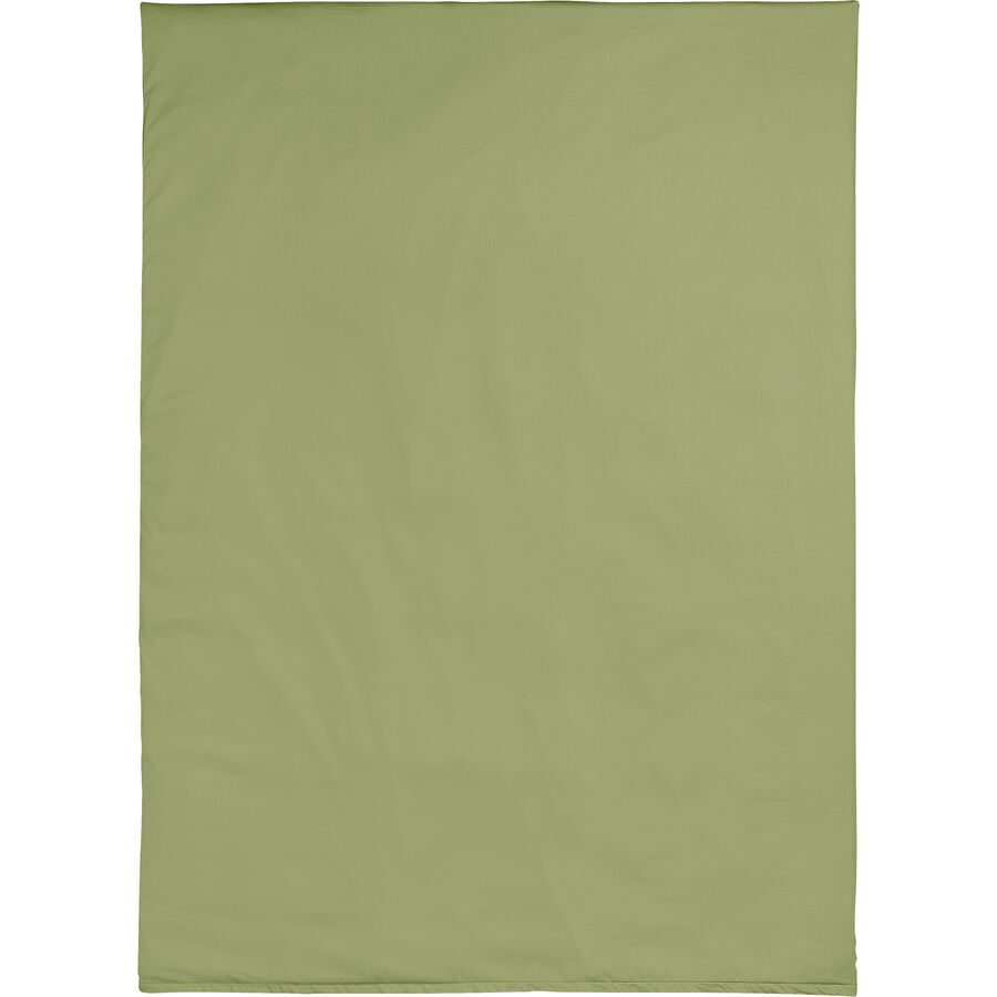 Duvetbezug Kos Grün Satin 210 cm 160 cm - Farbe: olive - Material: Baumwollsatin - Duvetbezug