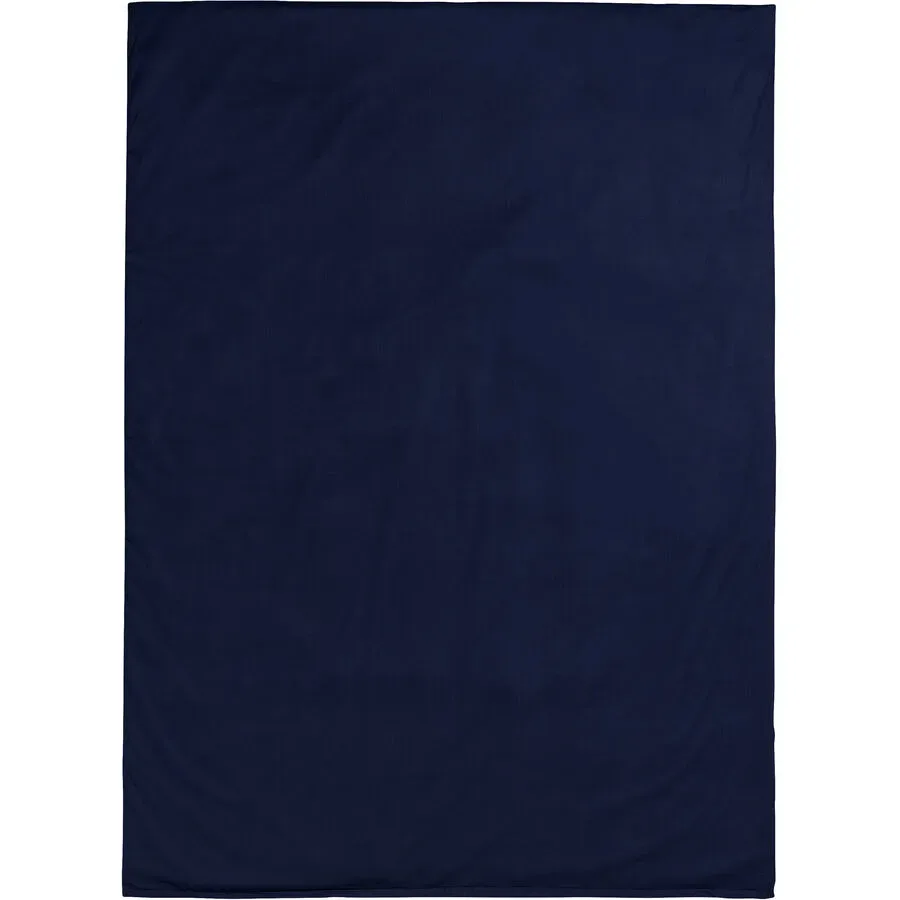 Duvetbezug Kos Blau Satin 240 cm 240 cm - Farbe: Dunkelblau - Duvetbezug