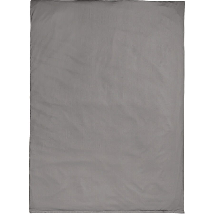 Duvetbezug Kos Schwarz Satin 240 cm 240 cm - Farbe: schiefer - Duvetbezug