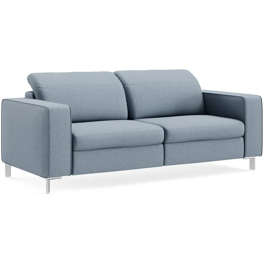 Sofa Move Blau Stoff 208 cm 100 cm - Möbel Konfigurator: Traummöbel individuell zusammenstellen - Sofa