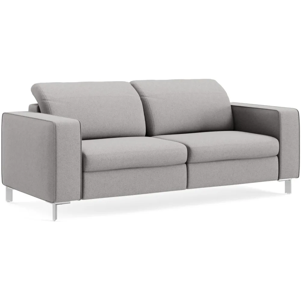 Sofa Move Grau Stoff 208 cm 100 cm - Möbel Konfigurator: Traummöbel individuell zusammenstellen - Sofa