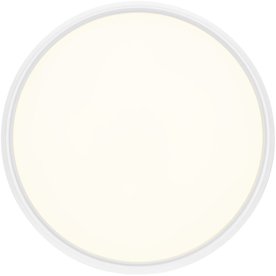 Deckenlampe Nina Weiss Eisen 50 cm 8.5 cm - LED - Lichtfarbe: Extra warmweiss - Deckenlampe- LED Energiesparlampe