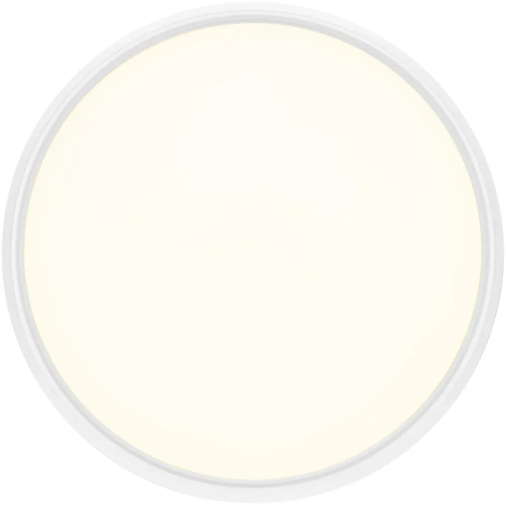 Deckenlampe Nina Weiss Eisen 50 cm 8.5 cm - LED - Lichtfarbe: Extra warmweiss - Deckenlampe- LED Energiesparlampe