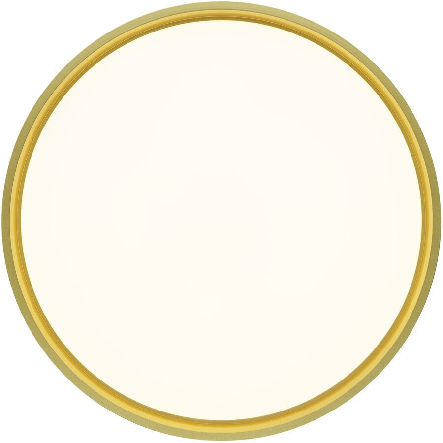 Deckenlampe Nina Gold/Schwarz Eisen 50 cm 9 cm - Farbe: schwarz-gold - LED - Lichtfarbe: Extra warmweiss - Deckenlampe- LED Energiesparlampe