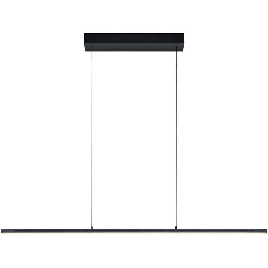 Pendellampe Queens 2.0 Schwarz Eisen 121 cm 150 cm Höhenverstellbar (manuell) - LED - Lichtfarbe: Extra warmweiss - Kaltes Tagesweiss - Pendellampe-