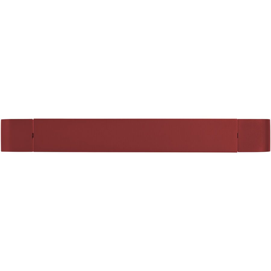 Wandlampe Box Rot Eisen 40 cm - Farbe: Indischrot - LED - Lichtfarbe: Extra warmweiss - Wandlampe- LED Energiesparlampe