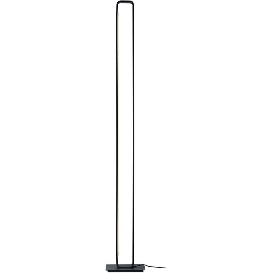 Stehlampe Box Schwarz Eisen 18 cm 120 cm - LED - Lichtfarbe: Extra warmweiss - Stehlampe- LED Energiesparlampe