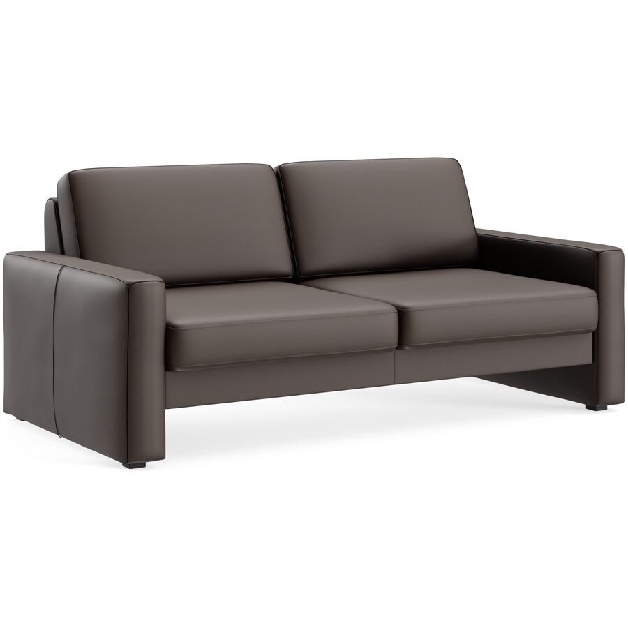 Sofa Devin Braun Leder 180 cm 90 cm - Möbel Konfigurator: Traummöbel individuell zusammenstellen - Sofa