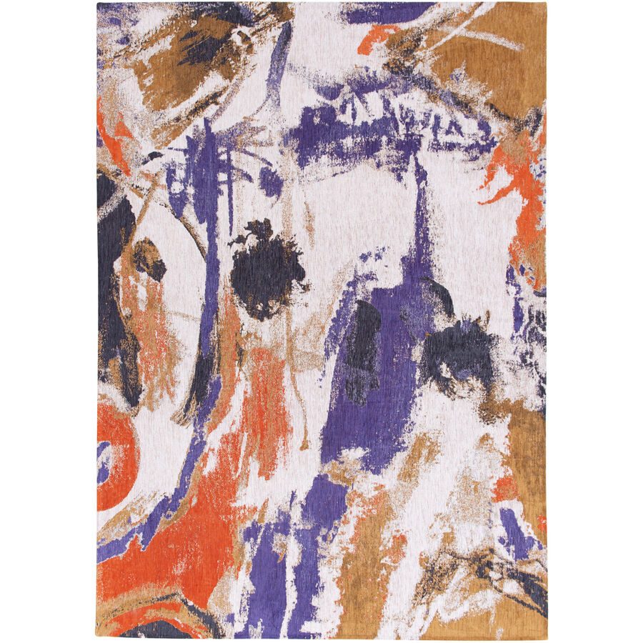 Teppich Fresque Lila Polyester 240 cm 340 cm - Farbe: purple - Teppich