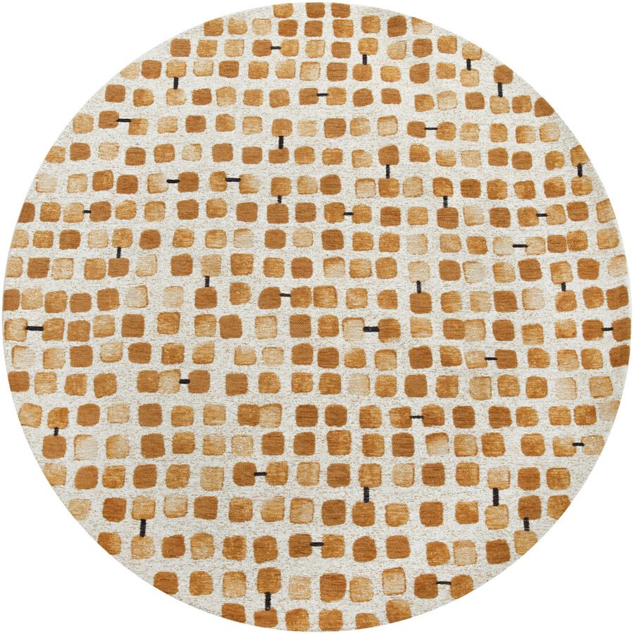 Teppich Cobblestone Mehrfarbig Polyester 140 cm 140 cm - Farbe: multicolor - Teppich