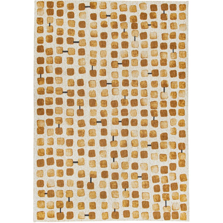 Teppich Cobblestone Mehrfarbig Polyester 80 cm 150 cm - Farbe: multicolor - Teppich