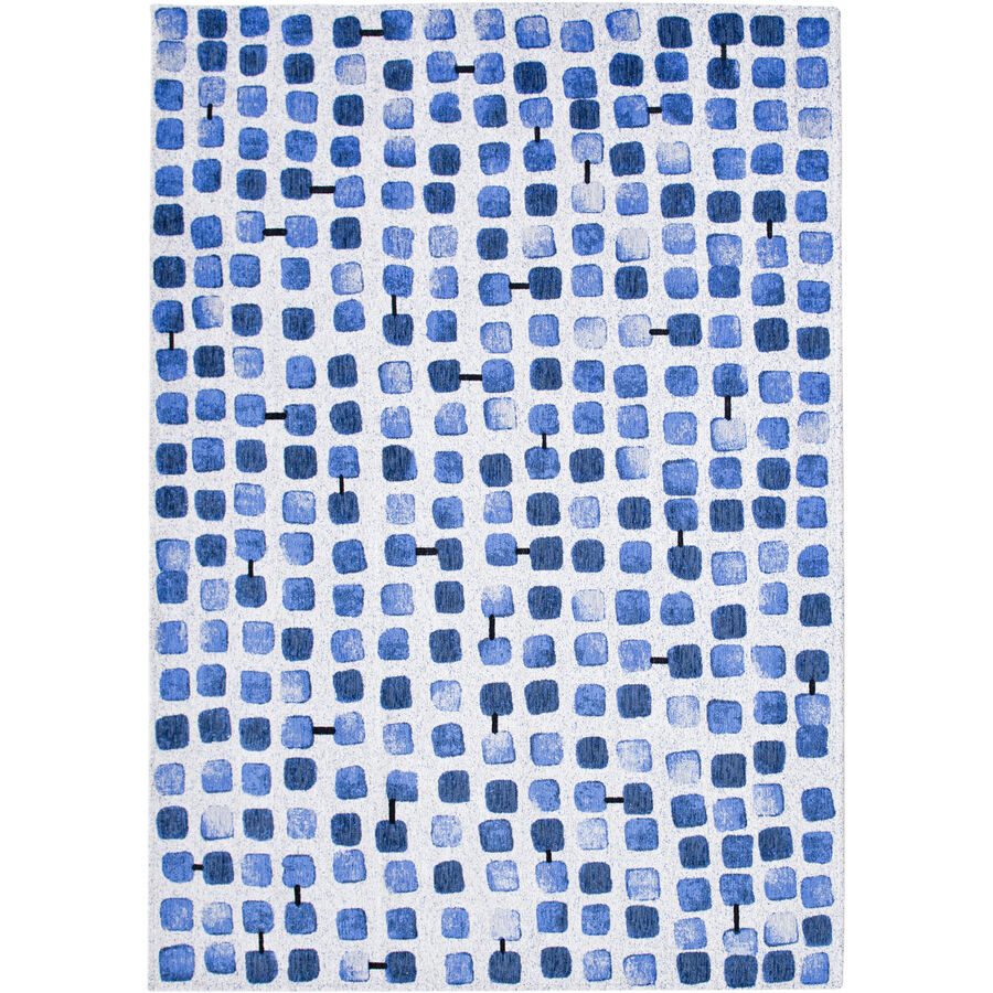 Teppich Cobblestone Blau Polyester 200 cm 280 cm - Teppich