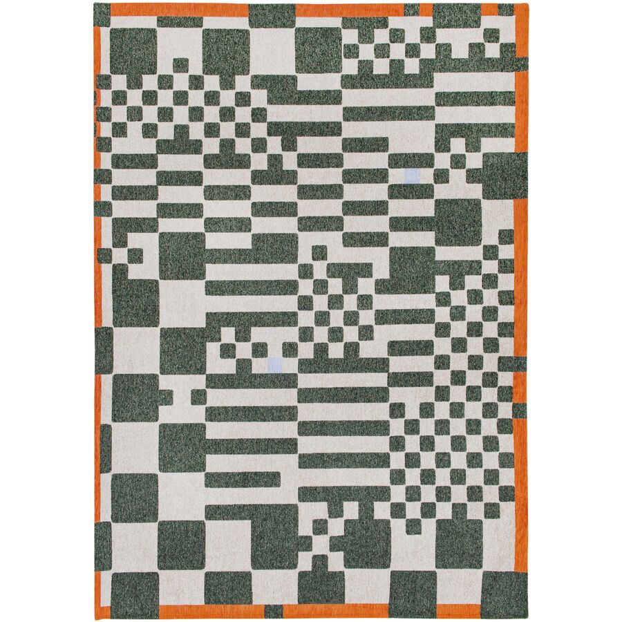 Teppich Chess Grün Polyester 80 cm 150 cm - Teppich