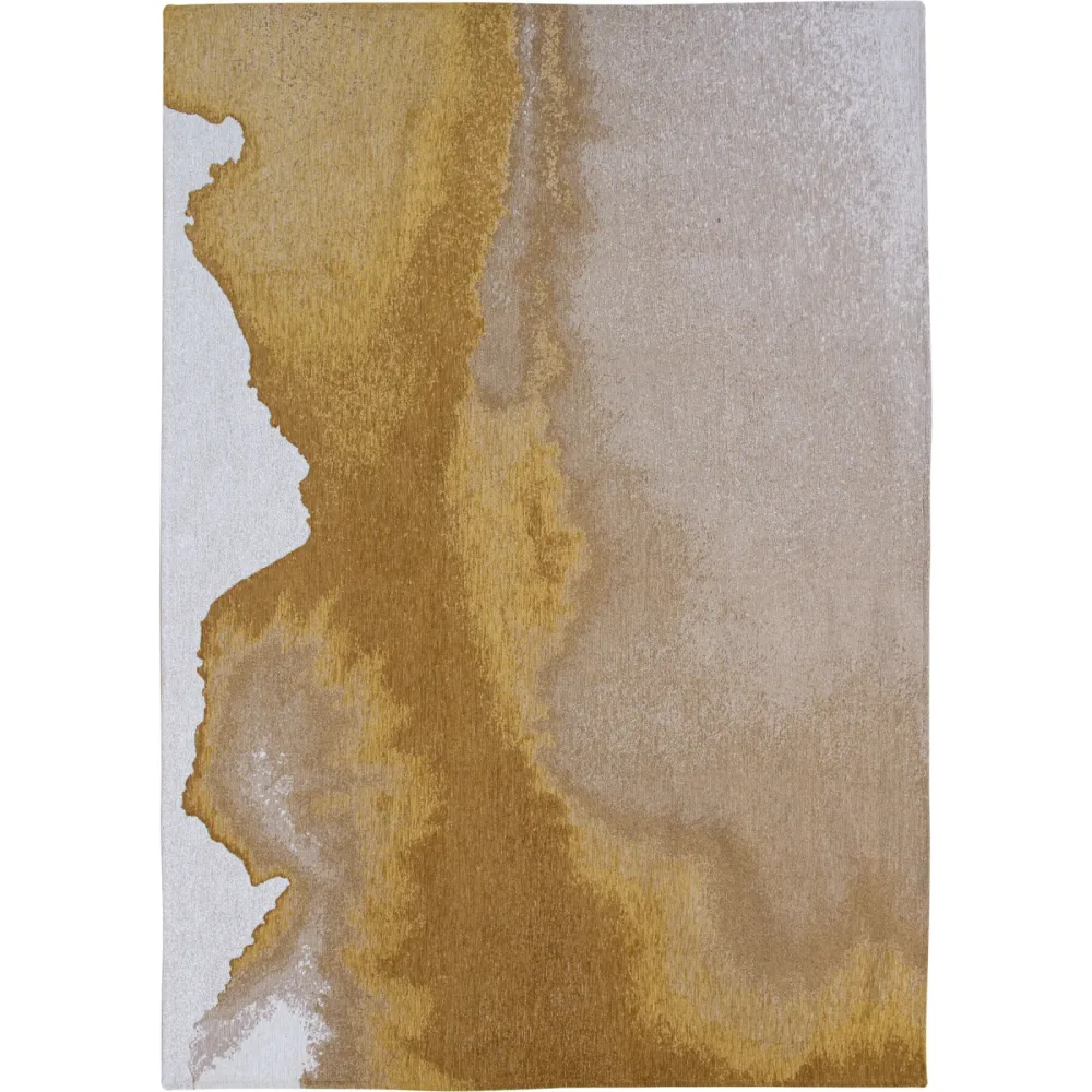 Teppich Lagoon Gelb/Beige/Weiss Polyester 200 cm 280 cm - Farbe: Gelb, Beige, Weiss - Teppich