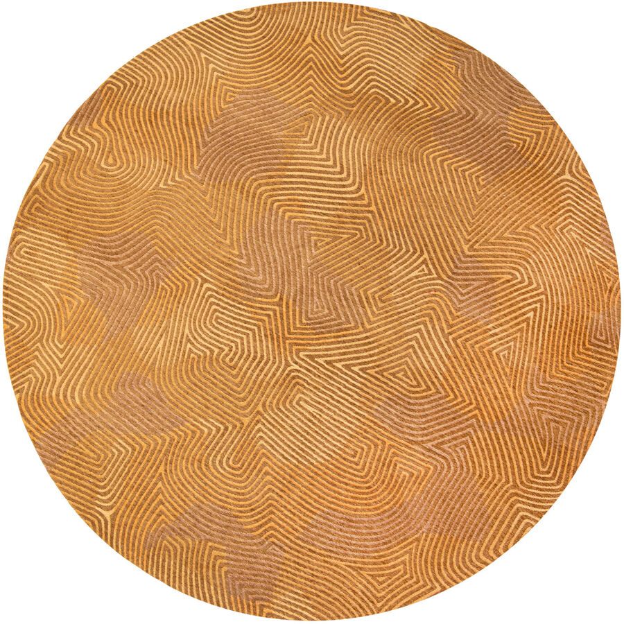 Teppich Coral Gold Polyester 140 cm 140 cm - Teppich
