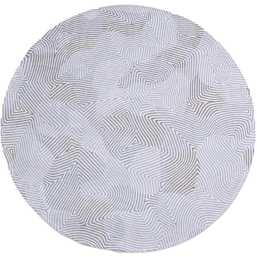 Teppich Coral Weiss Polyester 140 cm 140 cm - Teppich