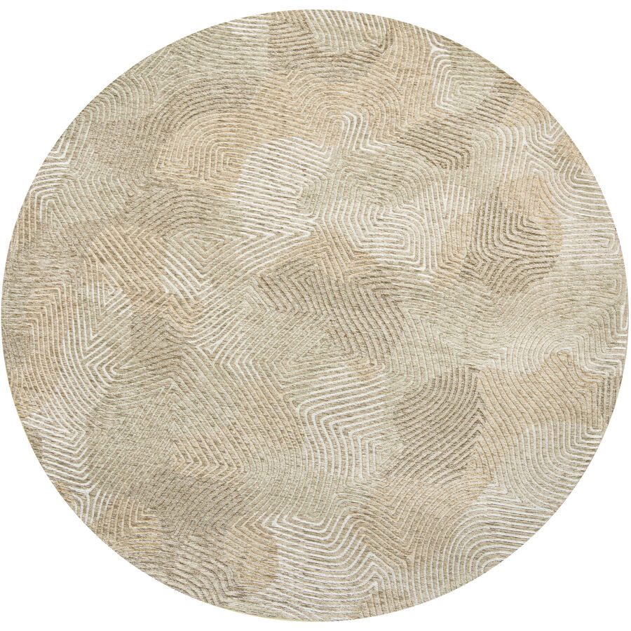 Teppich Coral Beige Polyester 140 cm 140 cm - Teppich