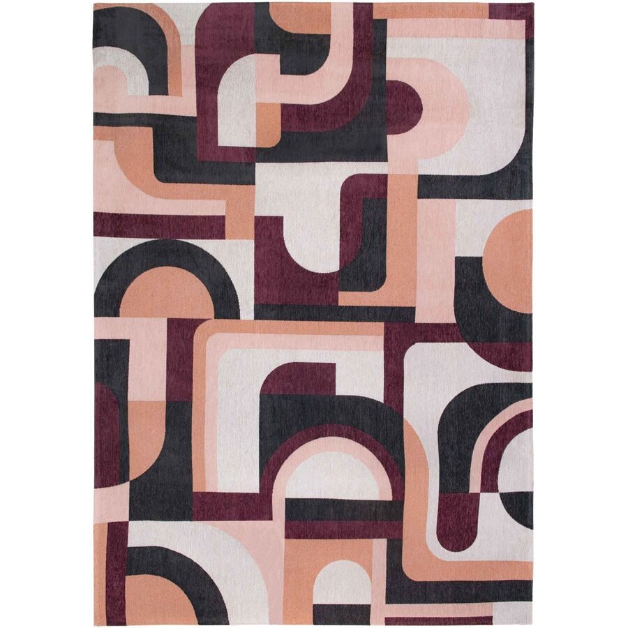 Teppich Module Mehrfarbig Polyester 80 cm 150 cm - Farbe: multicolor - Teppich
