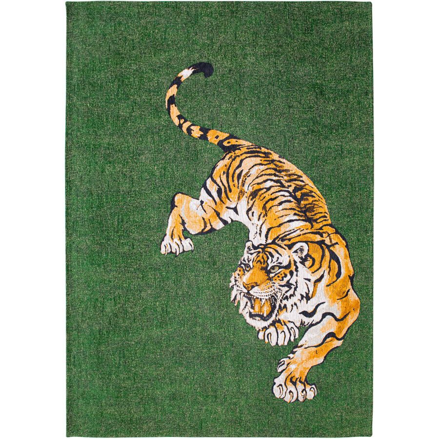 Teppich Green On Fire Grün Polyester 140 cm 200 cm - Teppich