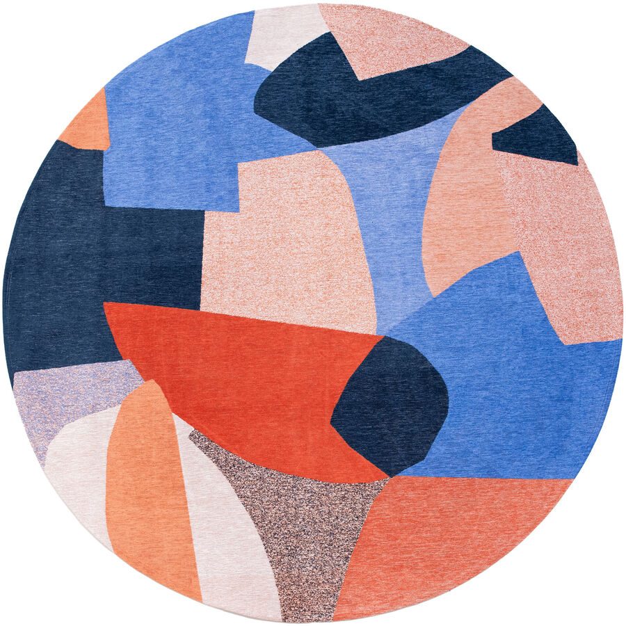 Teppich Shapes Mehrfarbig Polyester 240 cm 240 cm - Farbe: multicolor - Teppich