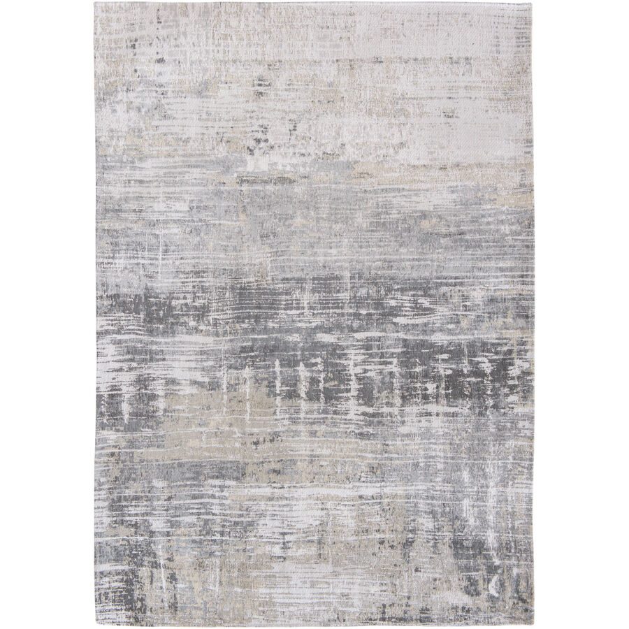 Teppich Streaks Grau Polyester 80 cm 150 cm - Teppich
