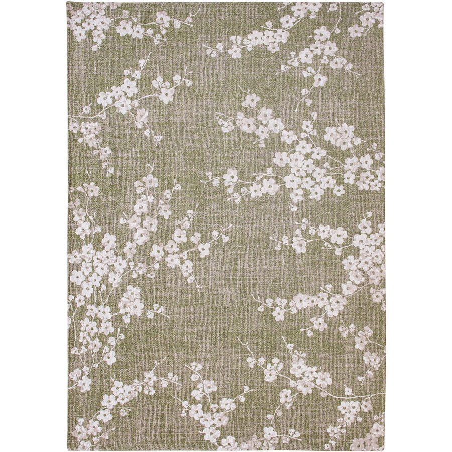Teppich Sakura Beige/Braun/Weiss Polyester 200 cm 280 cm - Farbe: multicolor - Teppich