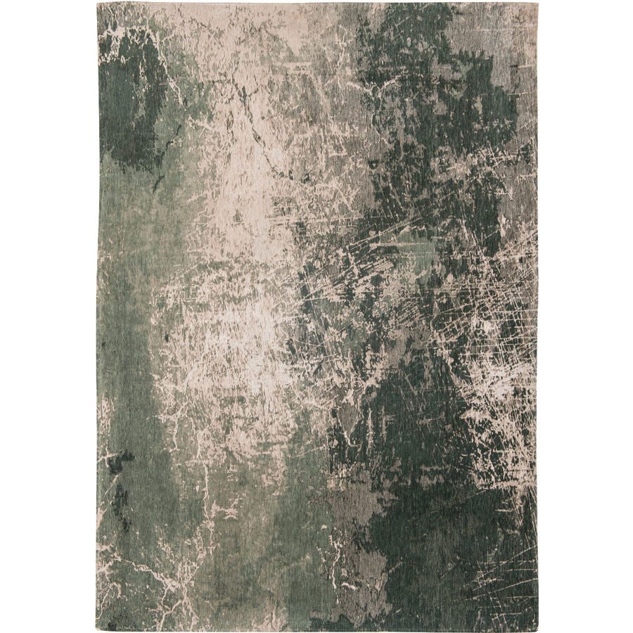 Teppich Cracks Schwarz/Beige/Grün Polyester 240 cm 340 cm - Teppich