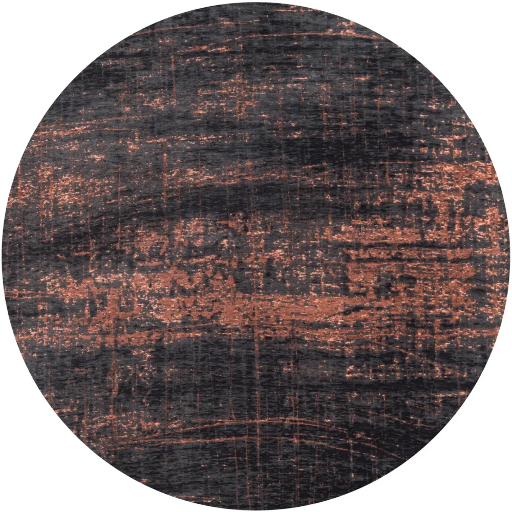 Teppich Griff Mehrfarbig Polyester 140 cm 140 cm - Farbe: multicolor - Teppich