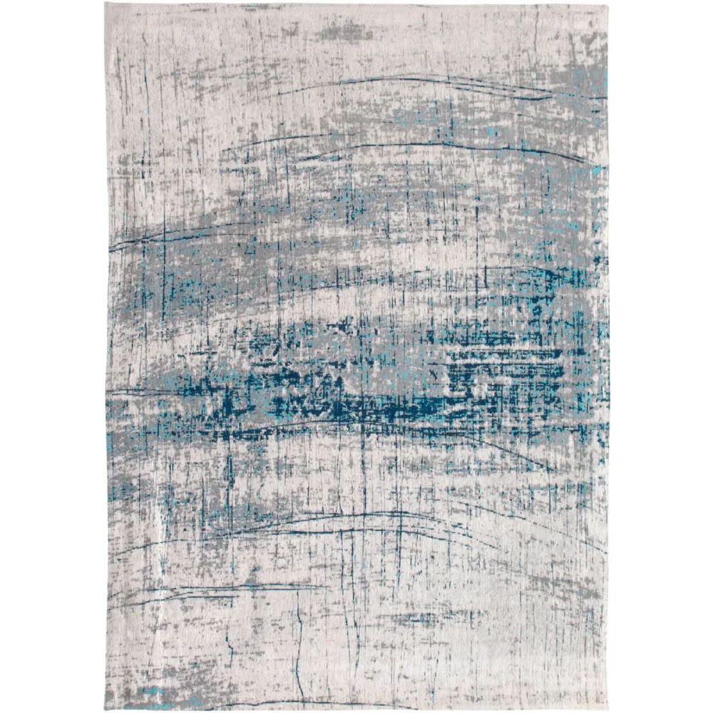 Teppich Griff Grau/Mehrfarbig Polyester 240 cm 340 cm - Teppich