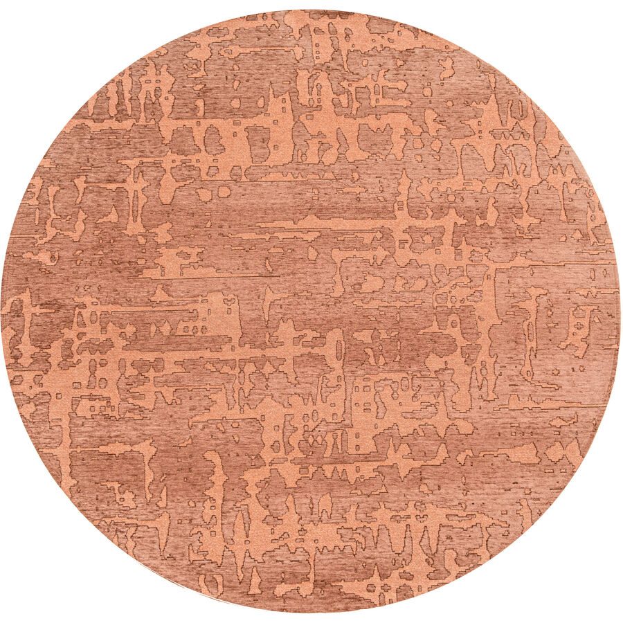 Teppich Baobab Kupfer Polyester 140 cm 140 cm - Farbe: copper - Teppich