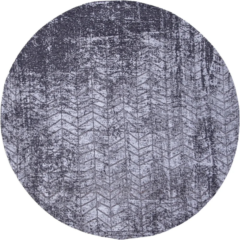 Teppich Jacob's Ladder Grau Polyester 140 cm 140 cm - Teppich
