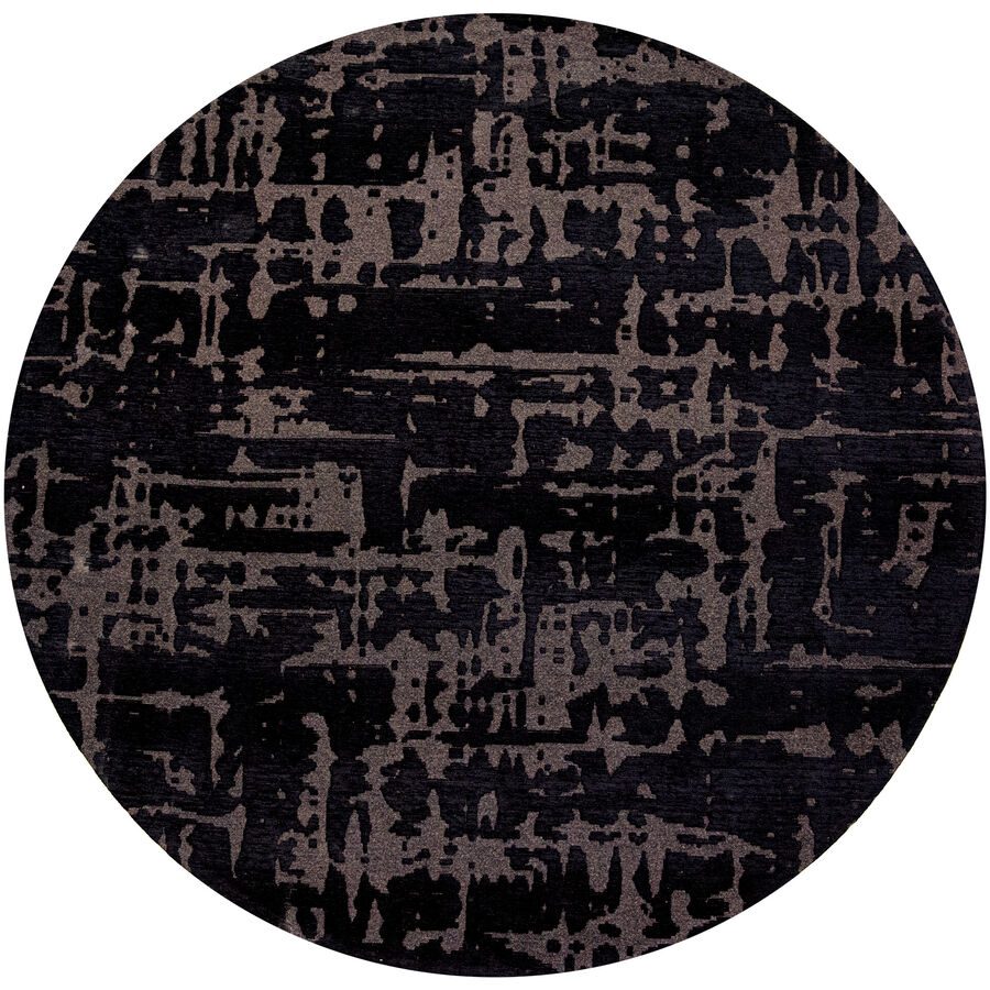 Teppich Baobab Schwarz Polyester 140 cm 140 cm - Teppich